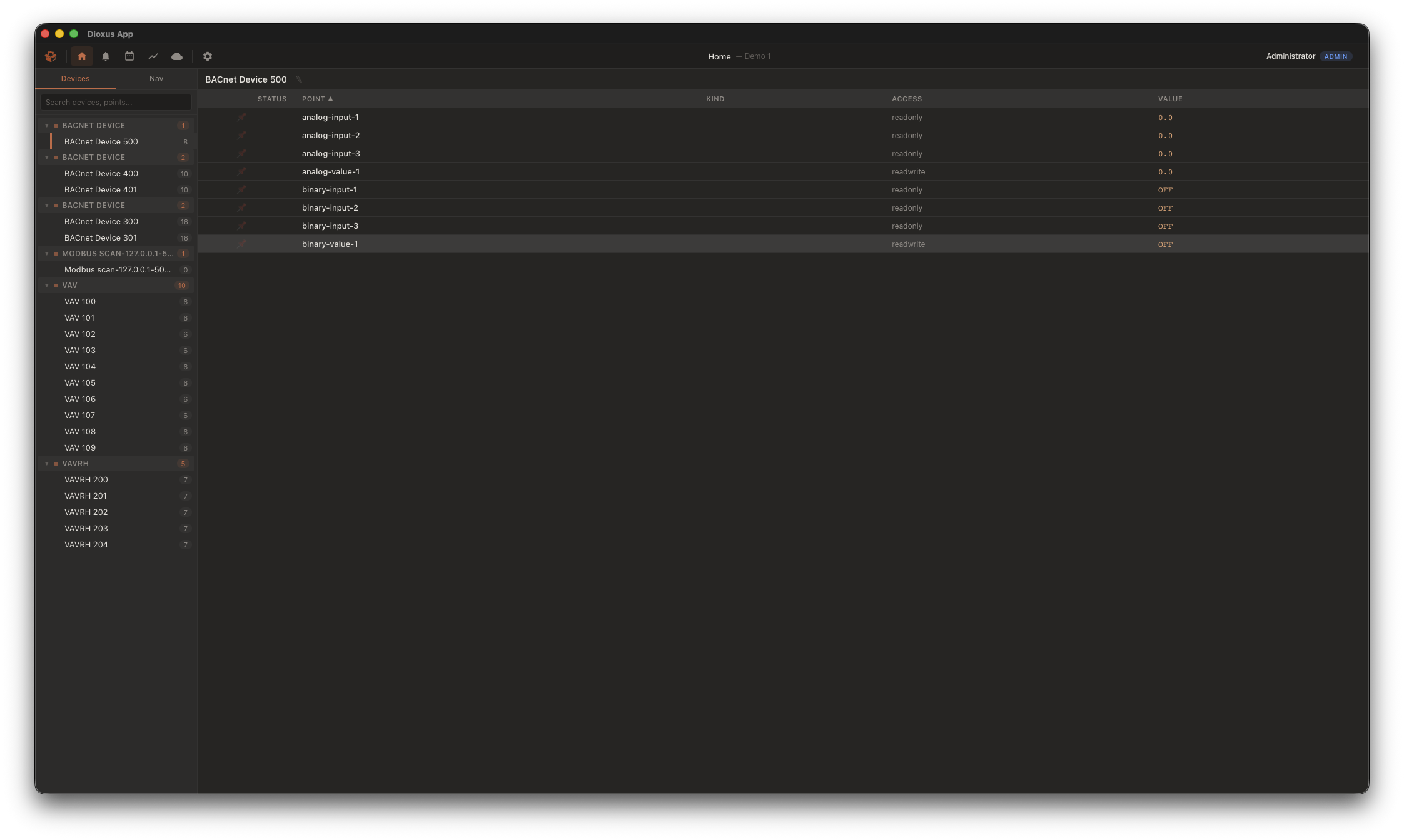 Device browser